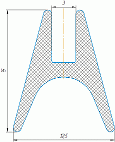 Уплотнитель резиновый У-601
